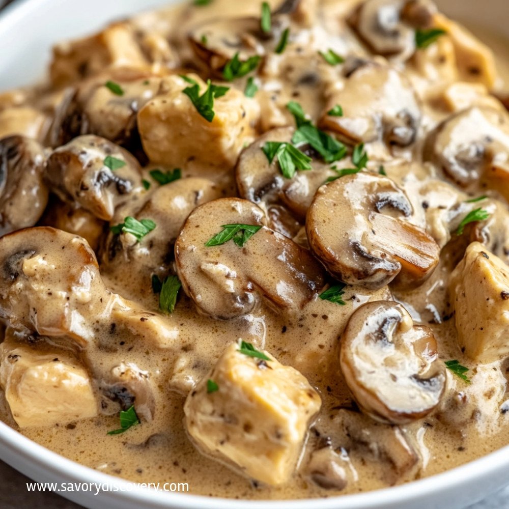 Chicken Mushroom Stroganoff