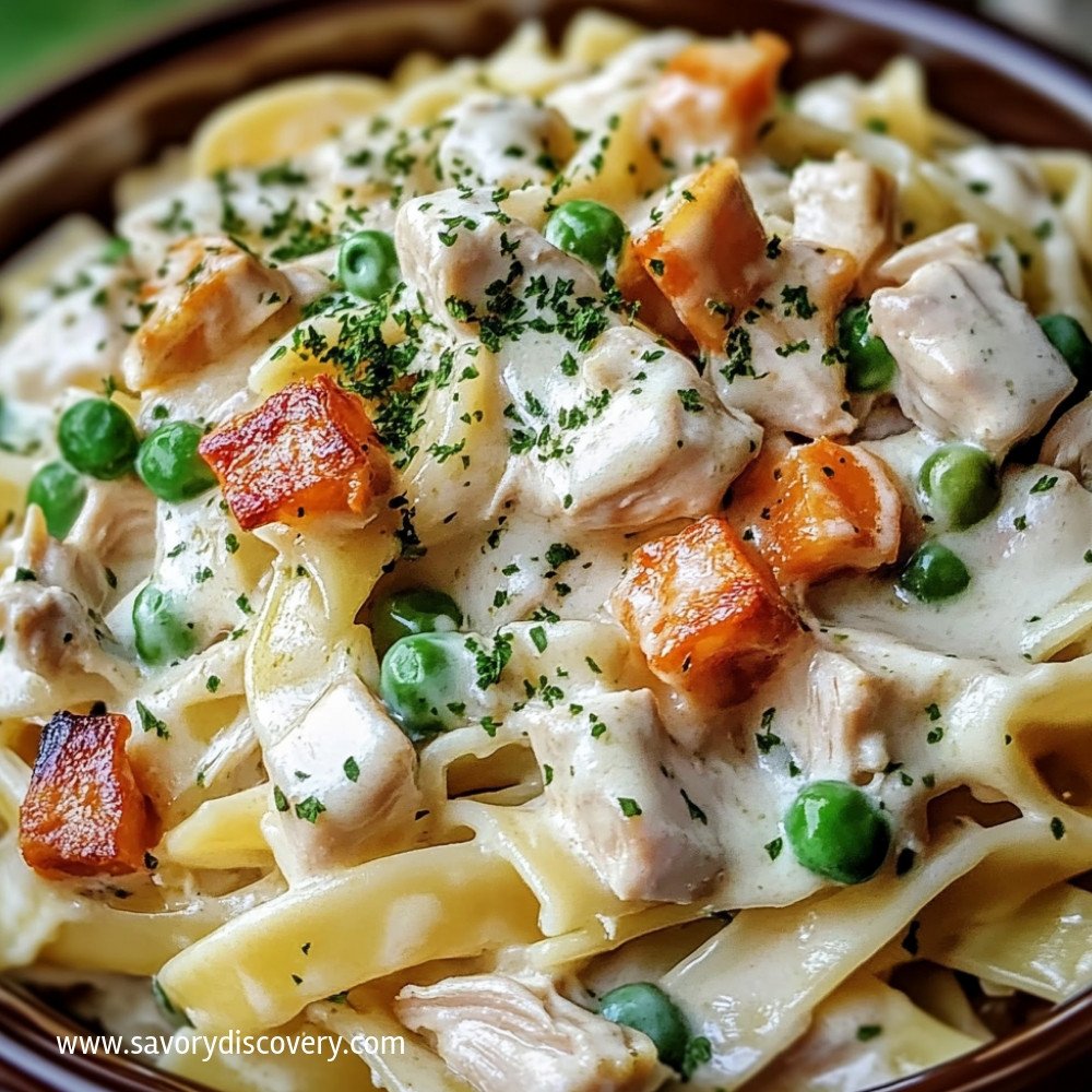 Chicken Pot Pie Pasta