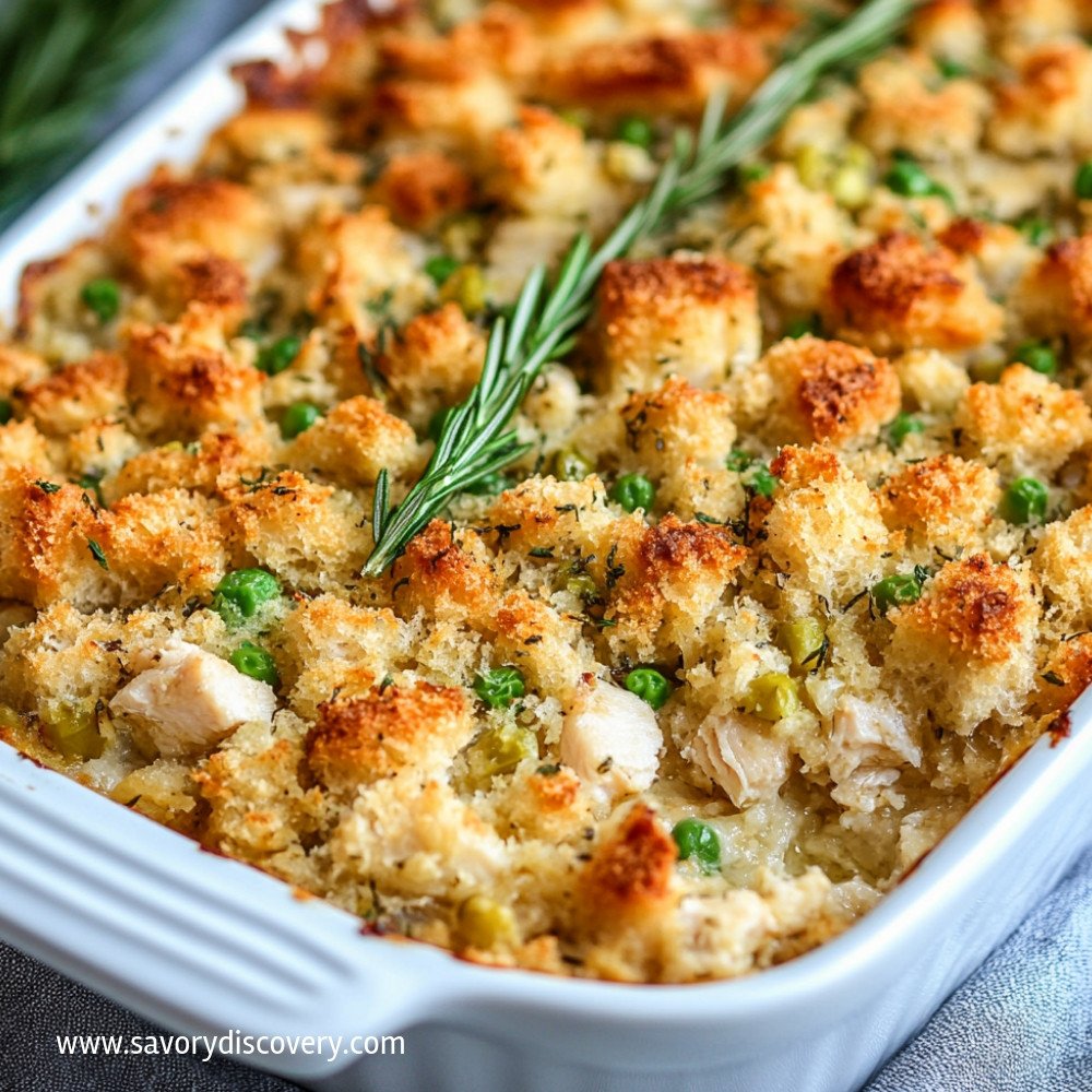 Chicken Stuffing Casserole