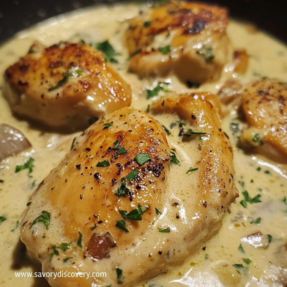 Chicken in Cream Sauce