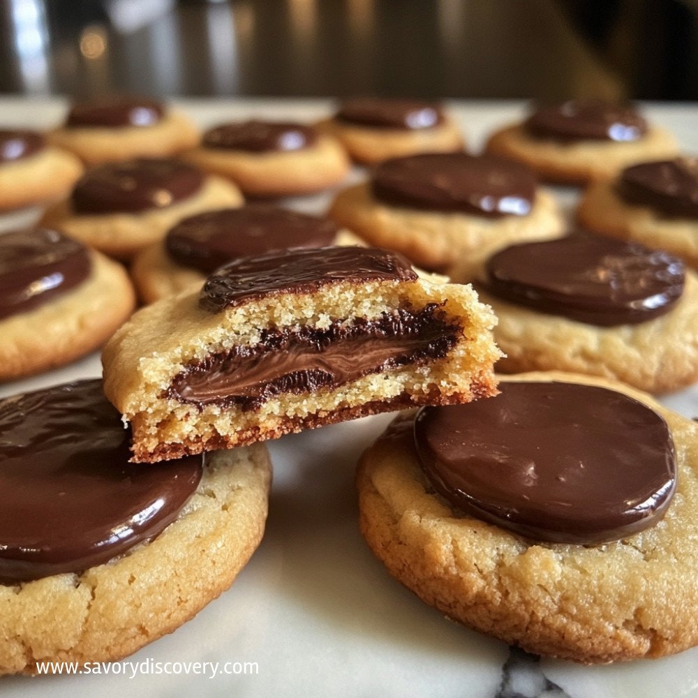 Chocolate-Filled Butter Cookies