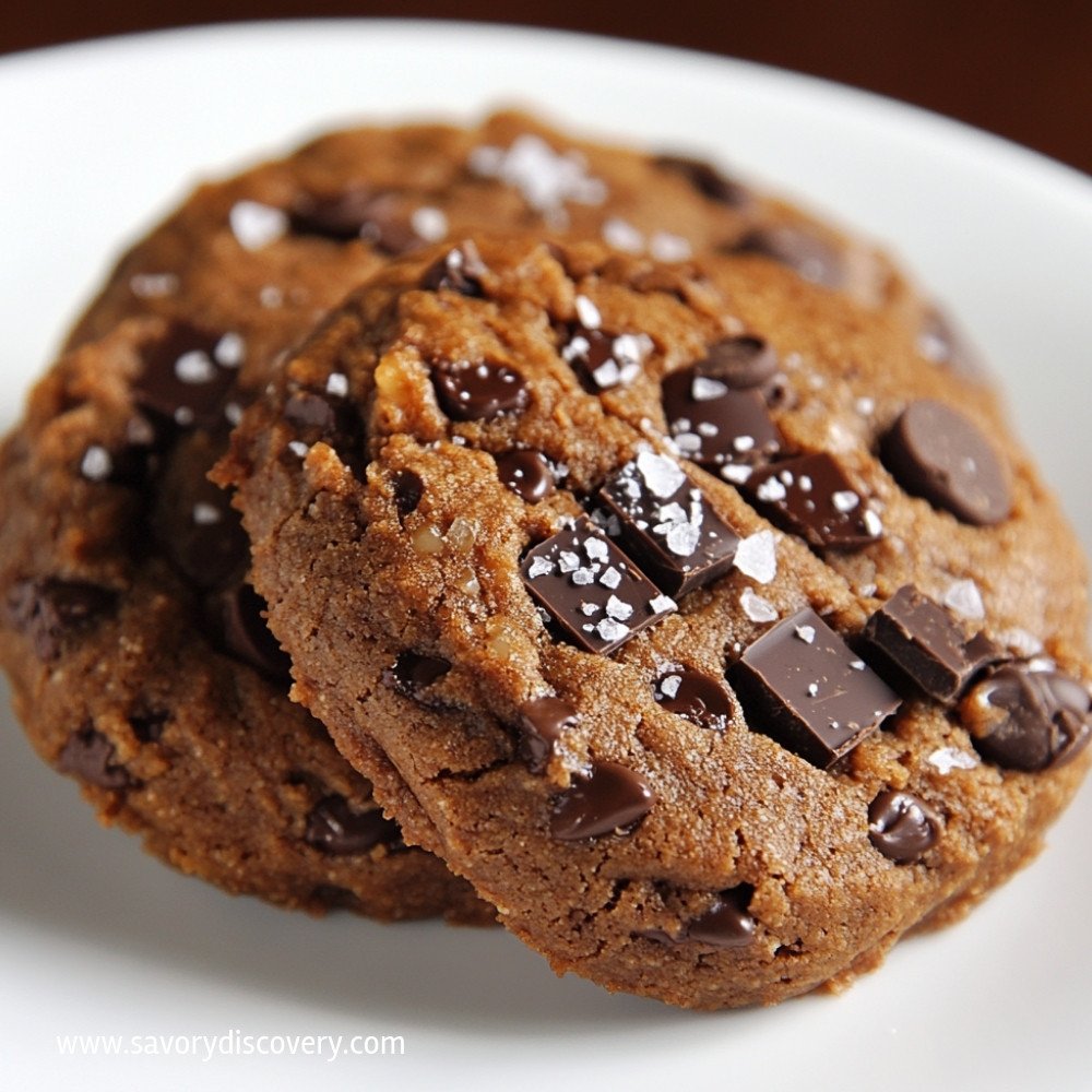 Chocolate-filled coffee cookies