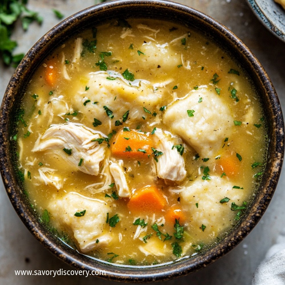 Classic Chicken and Dumpling Soup Recipe