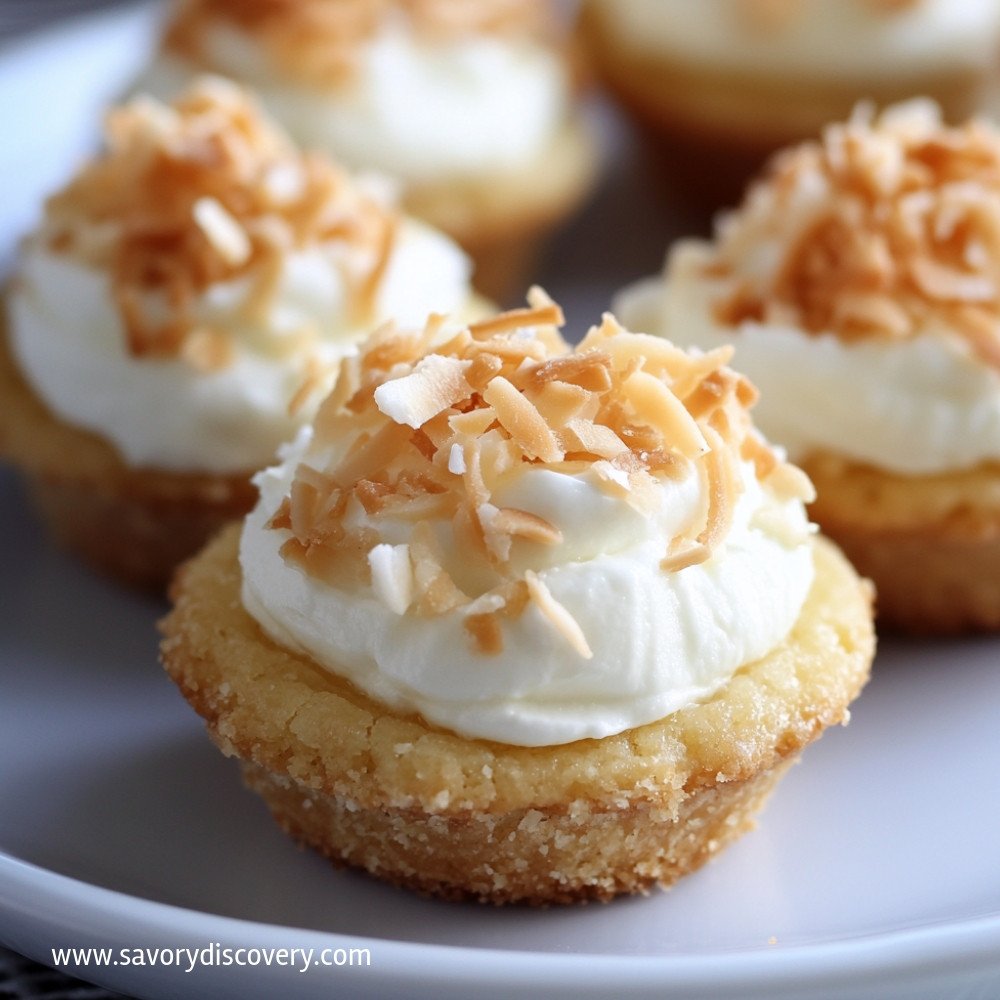 Coconut Cream Pie Cookie Cups