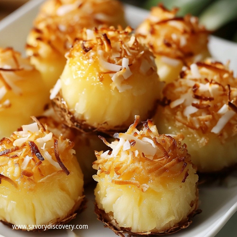 Coconut Pineapple Bites