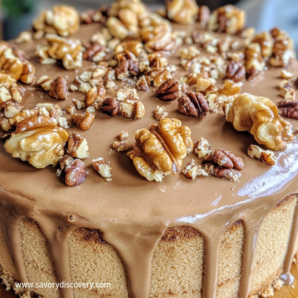Coffee Walnut Cake