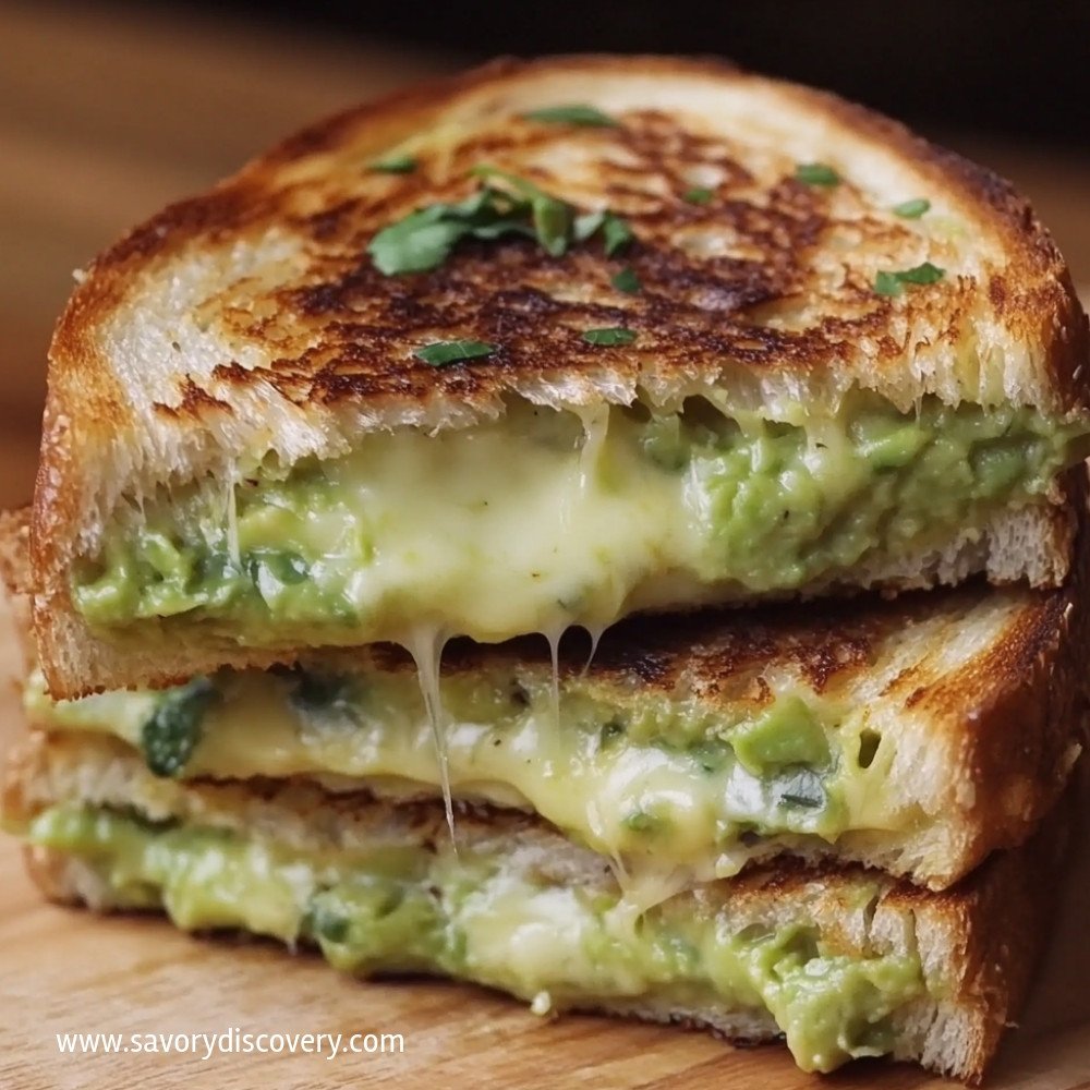 Creamy Avocado Grilled Cheese