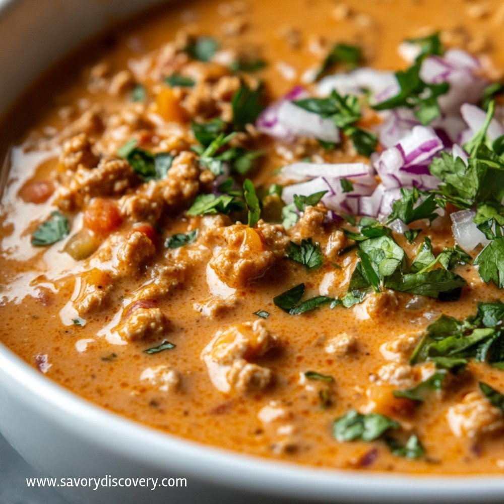 Creamy Ground Chicken Chili