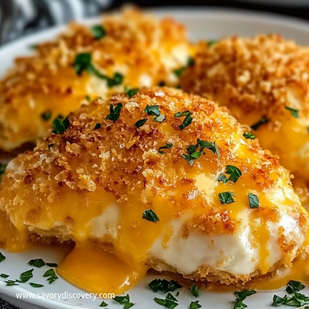 Crispy Cheddar Chicken Baked