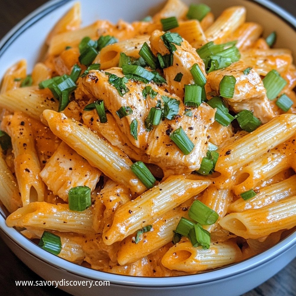 Crock Pot Buffalo Chicken Pasta