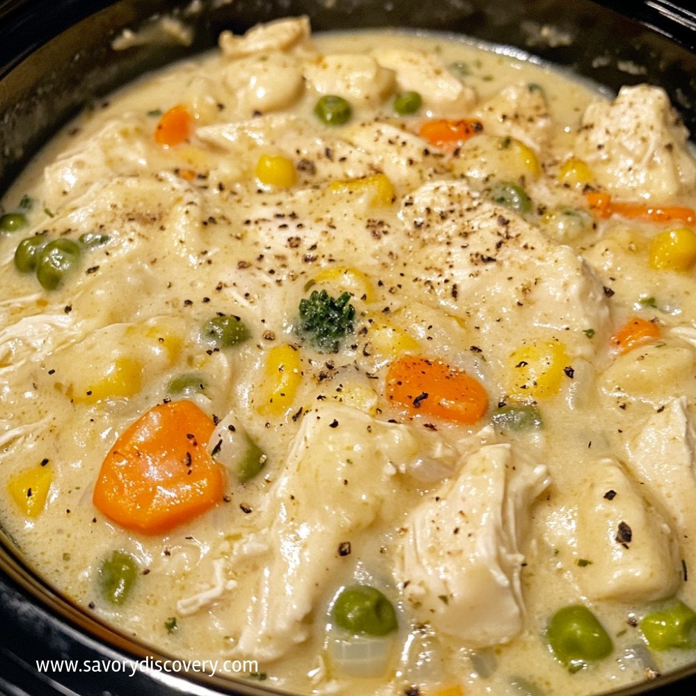 Crock Pot Chicken and Dumplings