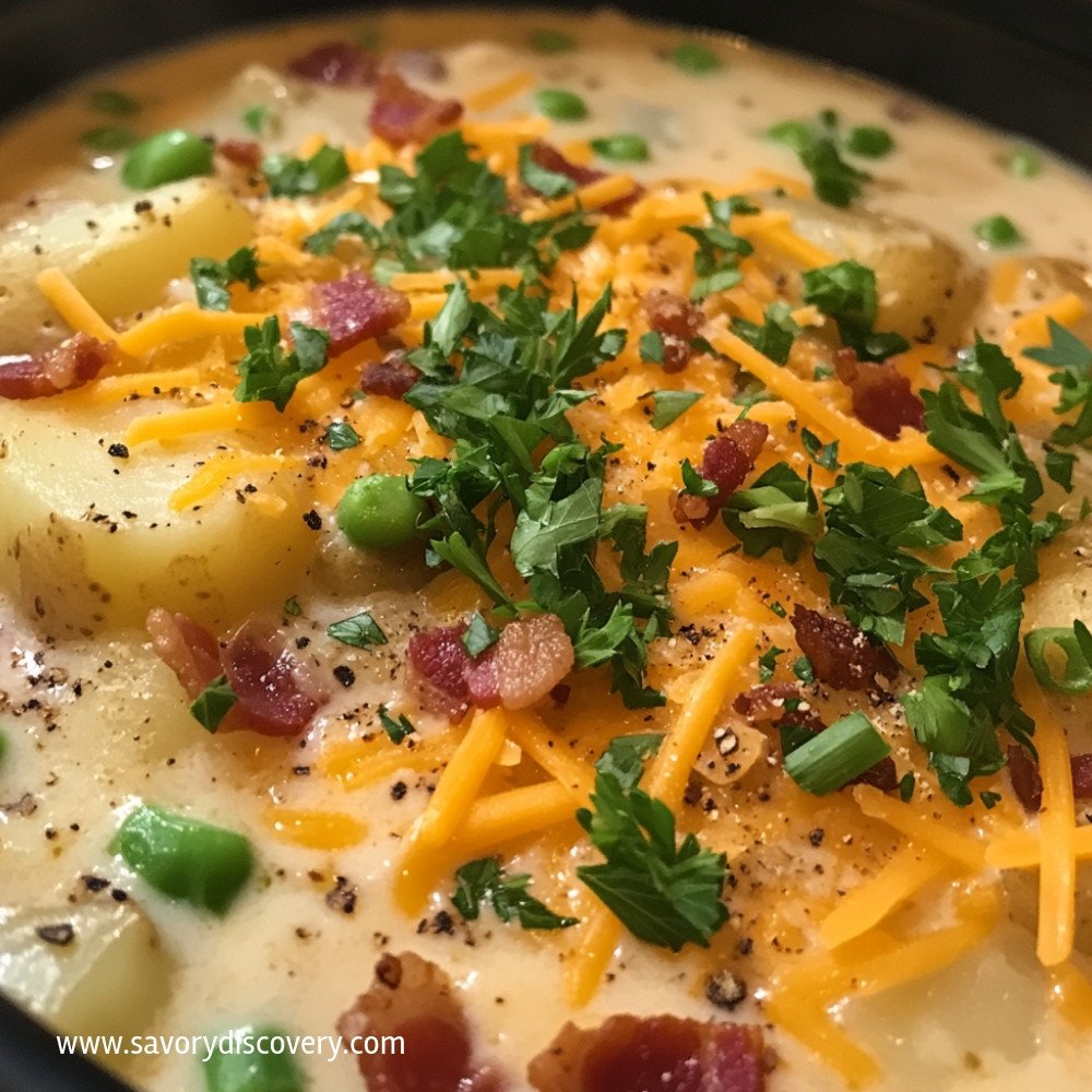 Crock Pot Loaded Potato Soup
