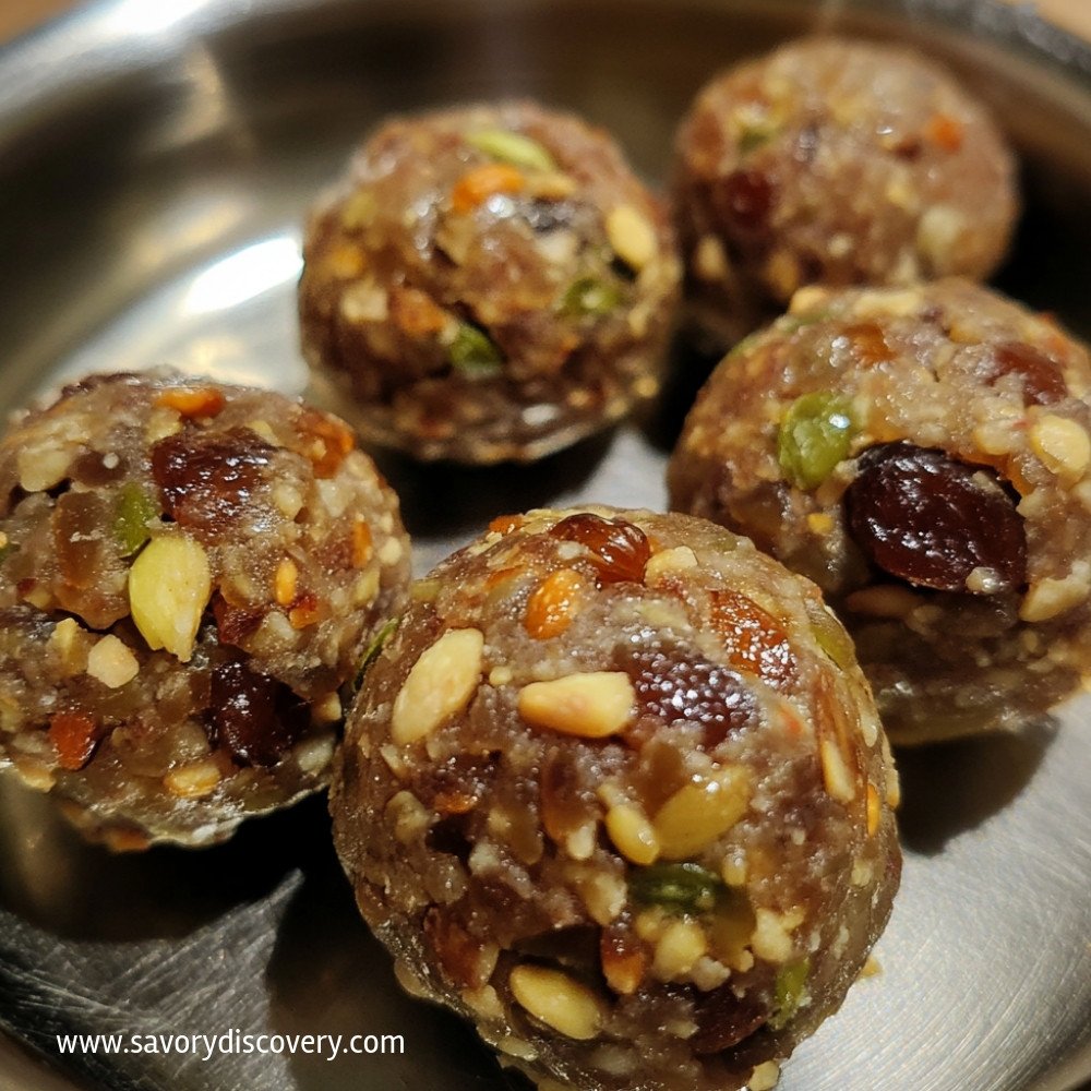 Date and Dry Fruits Ladoo