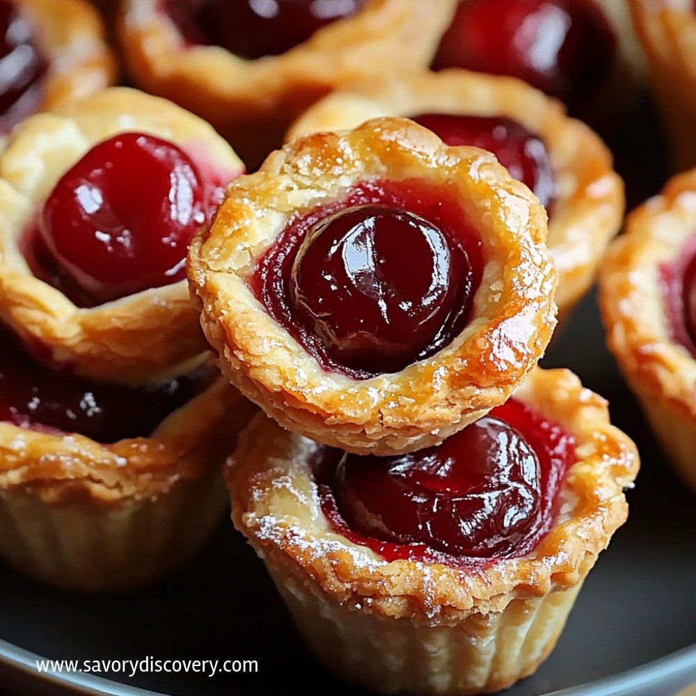 Easy Cherry Pie Bites