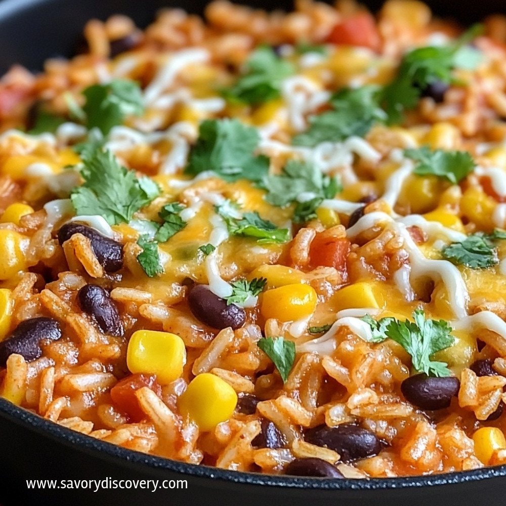Easy One Pot Mexican Rice Casserole