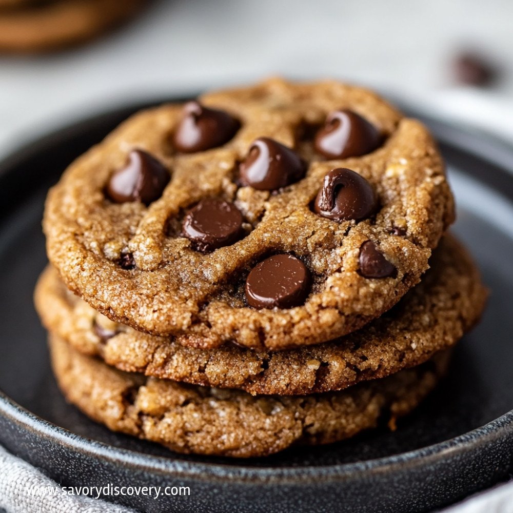 Eggless Chocolate Chip Cookies