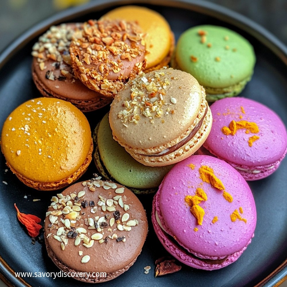 Eggless Diwali Macarons