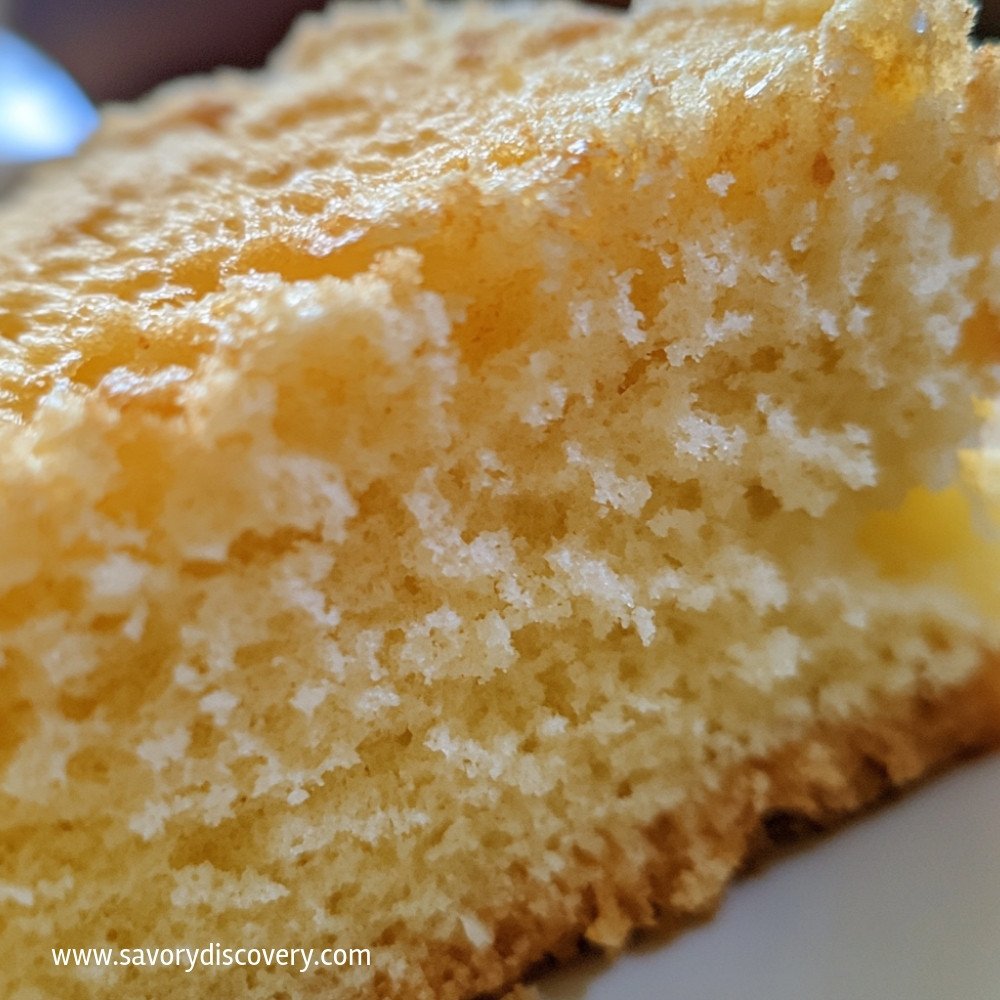 Eggless Lemon Sponge Cake