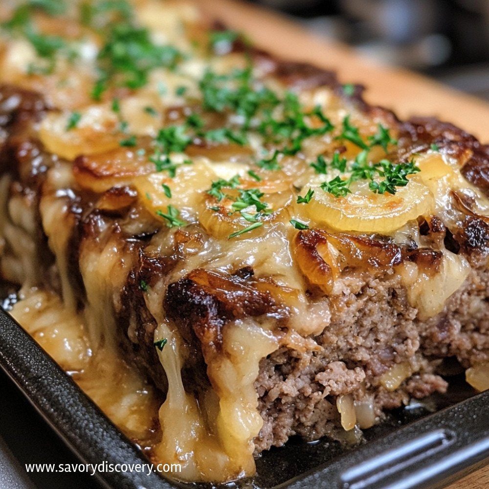 French Onion Meatloaf