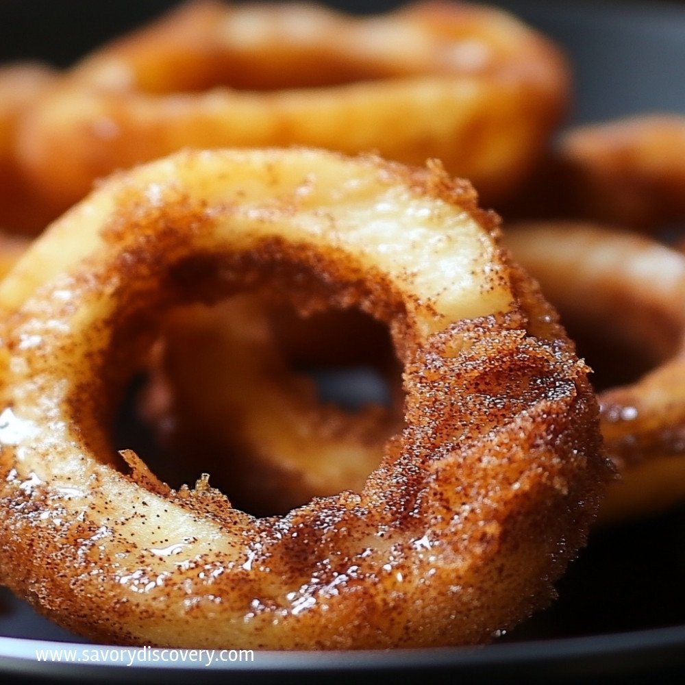 Fried Cinnamon Apple Rings