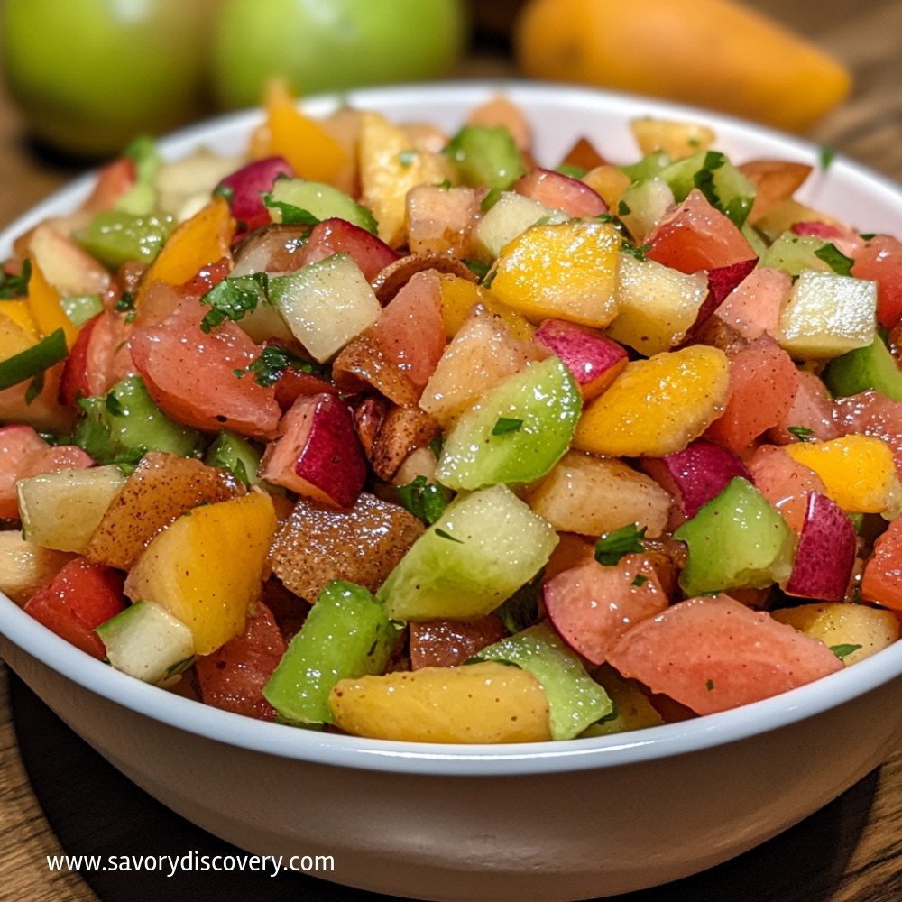 Fruit Salsa with Cinnamon Chips