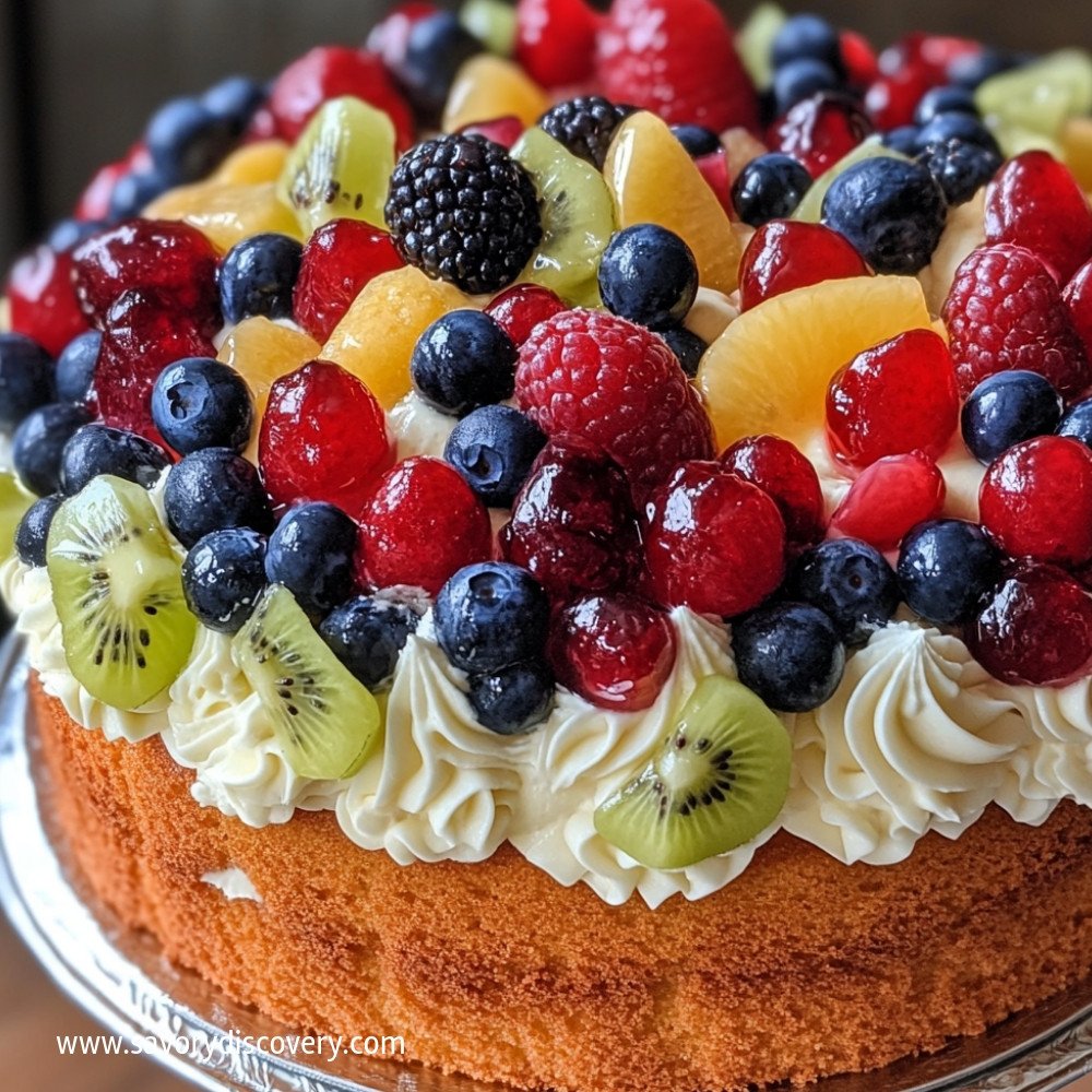 Fruit Sponge Cake