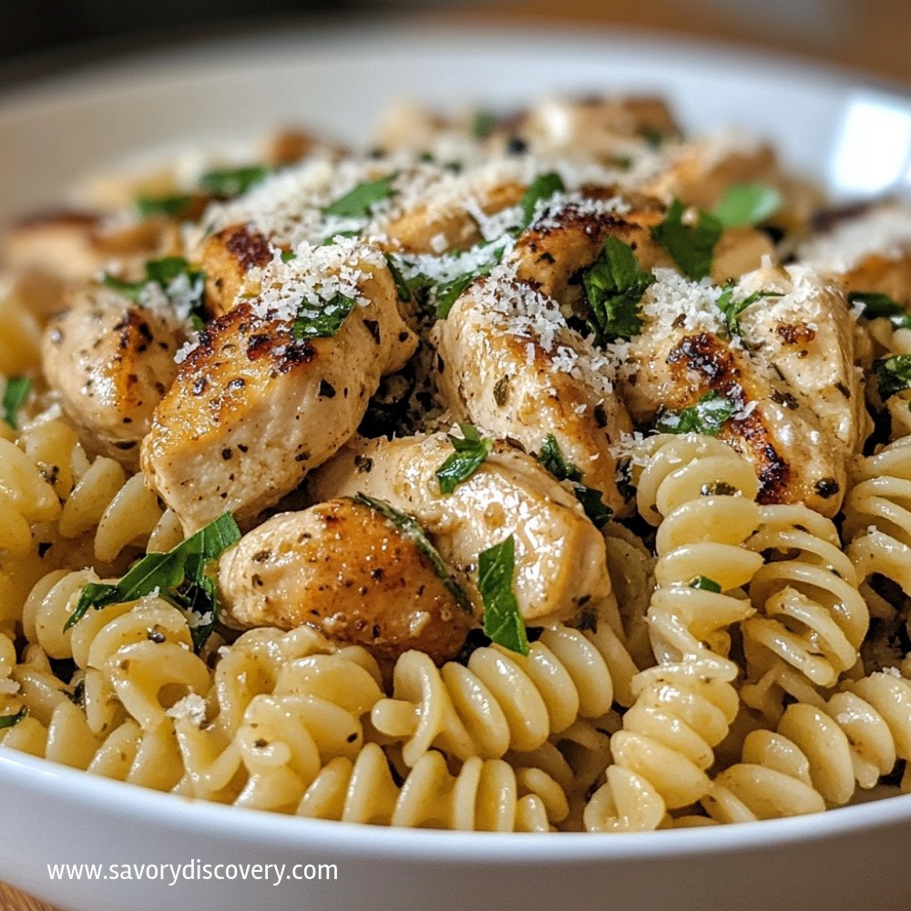 Garlic Parmesan Chicken Pasta