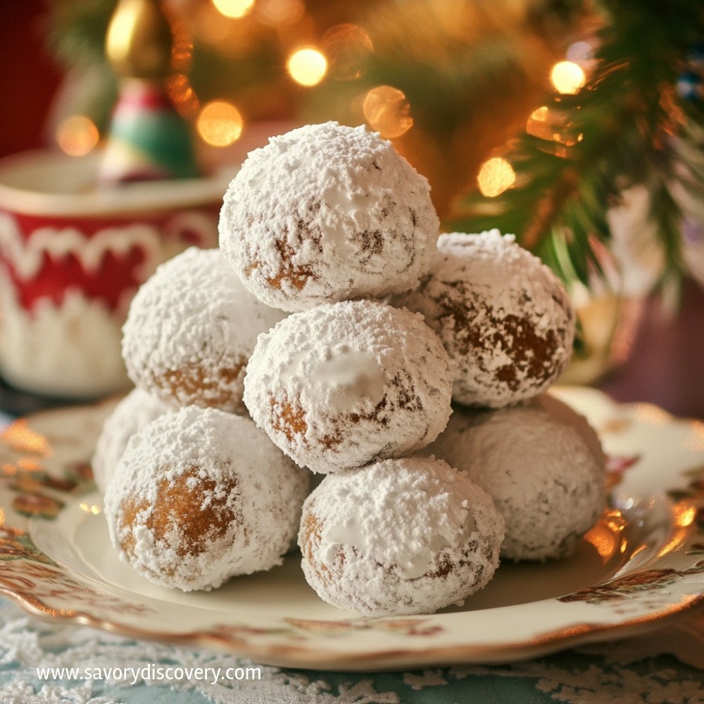 Gingerbread Snowballs