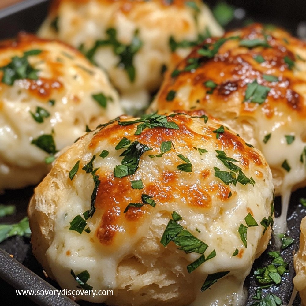 Gooey Mozzarella Biscuit Bombs