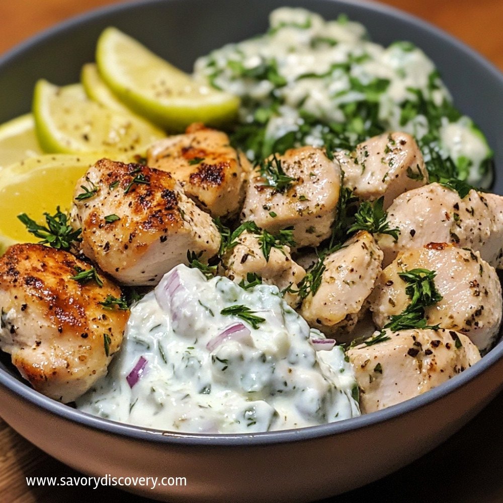 Greek Chicken with Tzatziki Bowl