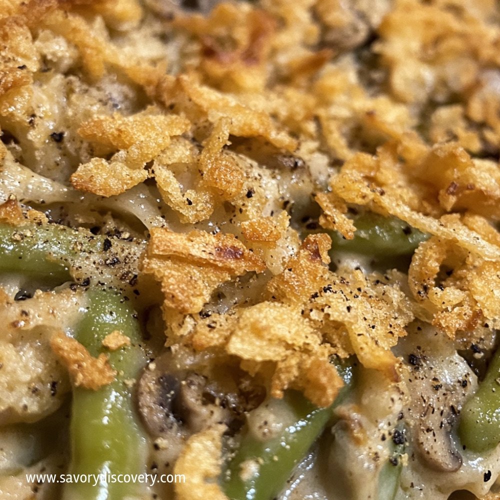 Green Bean Stuffing Casserole