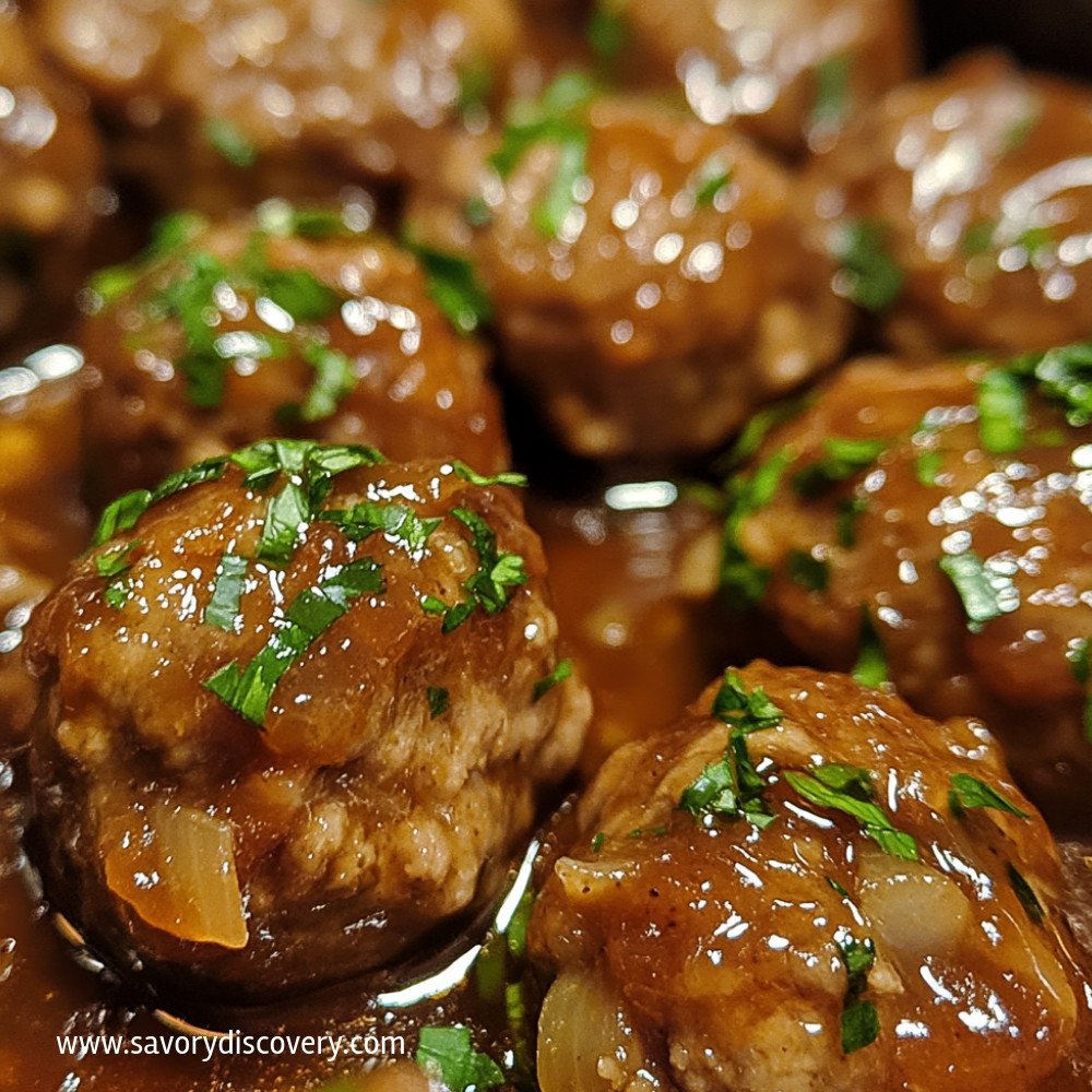 Honey BBQ Crockpot Meatballs