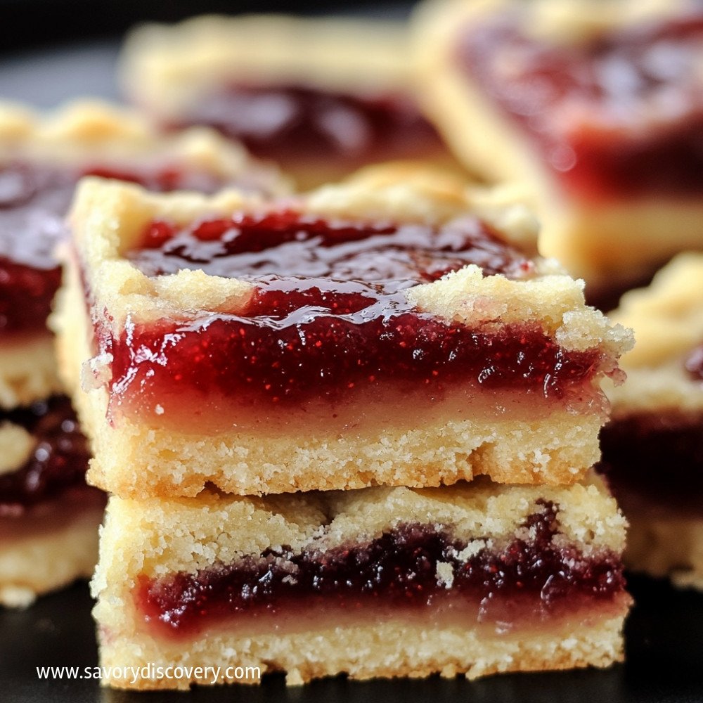 Jam Shortbread Bars