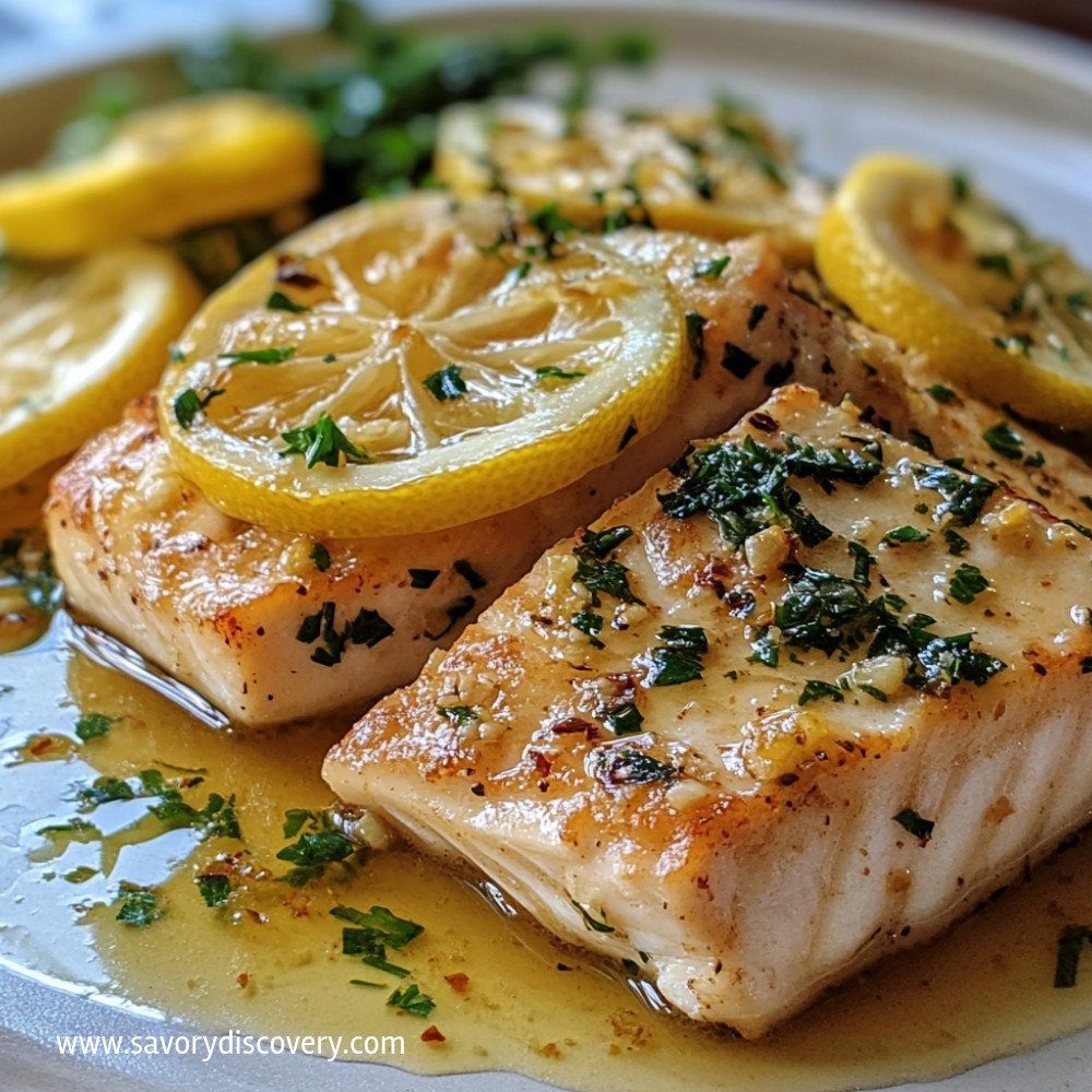 Lemon Garlic Swordfish