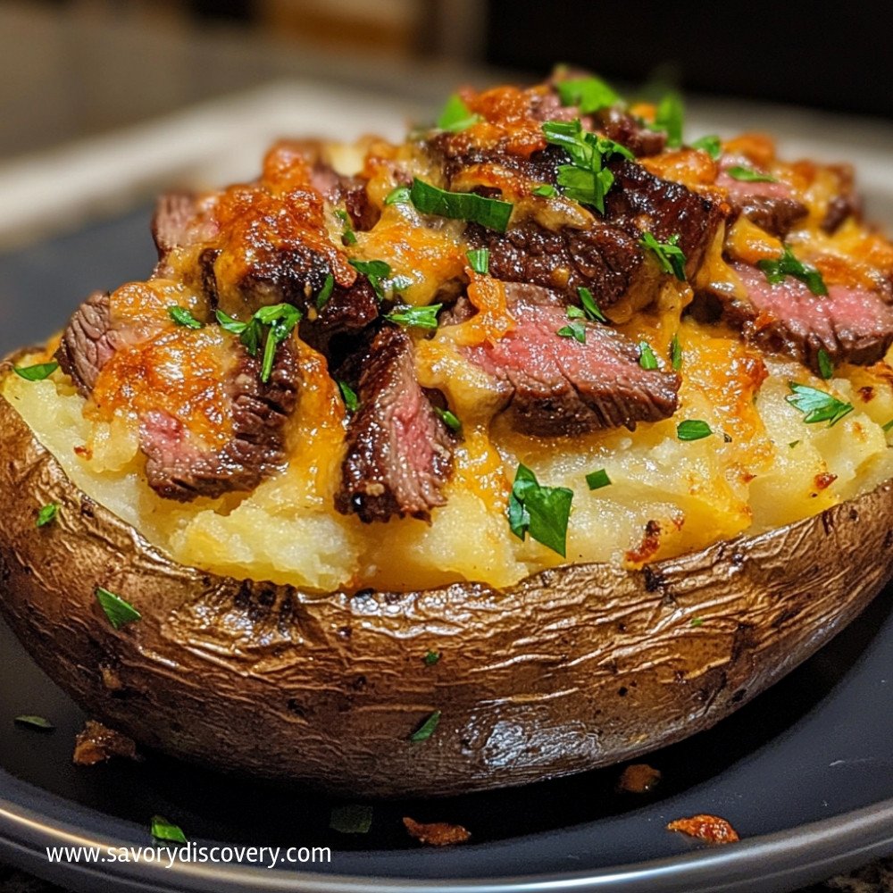 Loaded Baked Potato with Steak