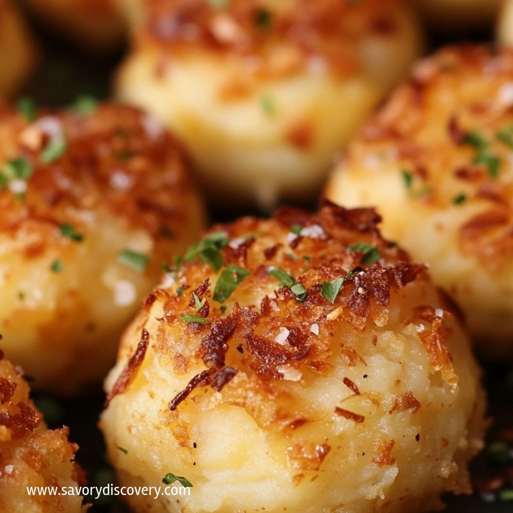 Loaded Mashed Potato Puffs