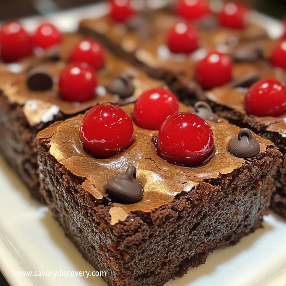 Maraschino Cherry Brownies