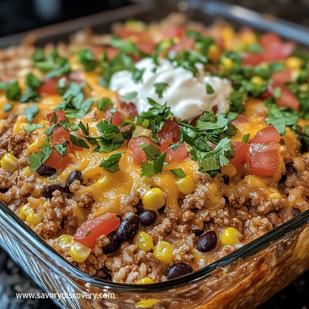 Mexican Ground Beef Casserole