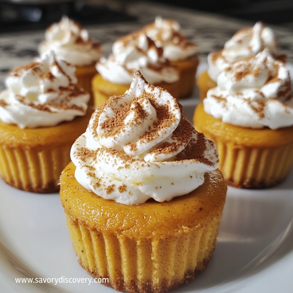 Mini Pumpkin Cheesecakes