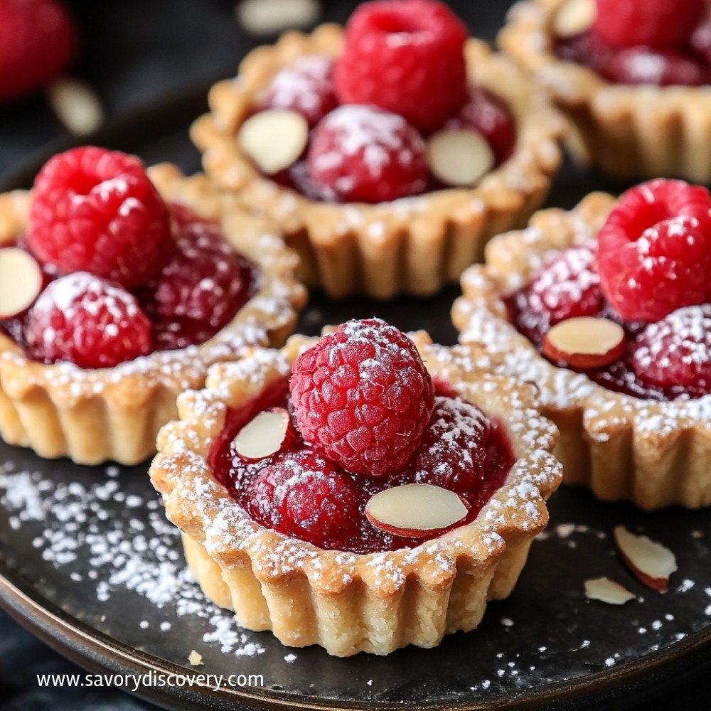 Mini Raspberry Almond Tarts