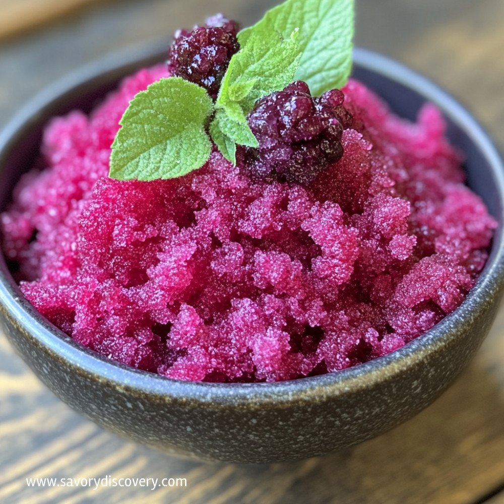 Mulberry Granita