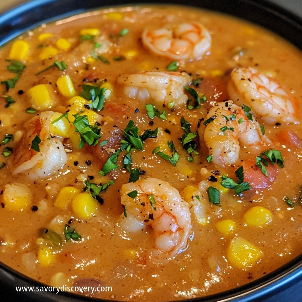 New Orleans Shrimp and Corn Bisque