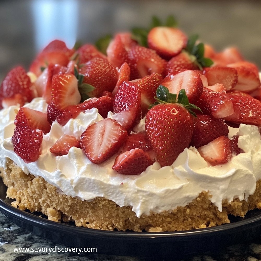 No-Bake Strawberry Cheesecake