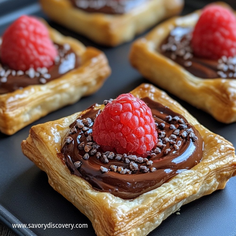 Nutella Puff Pastry Tarts