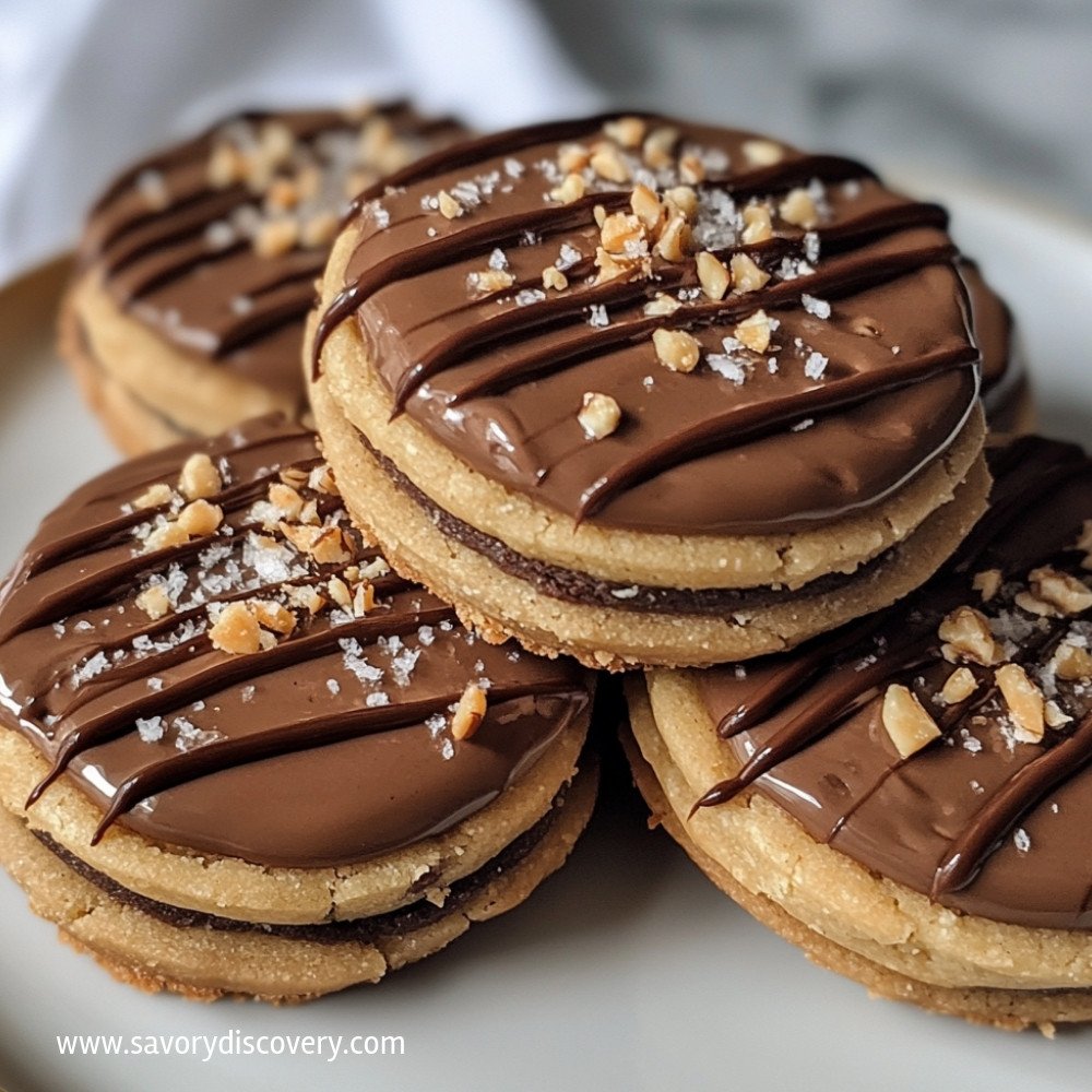 Nutella Shortbread Cookies