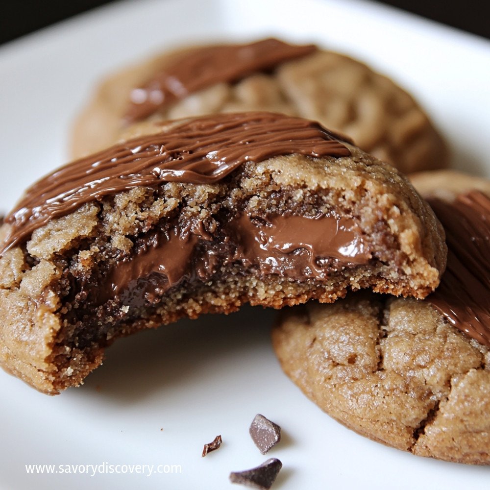 Nutella Stuffed Cookies