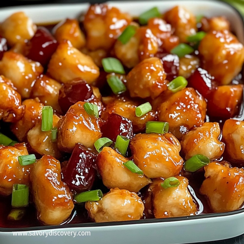 Oven Baked Sweet and Sour Chicken