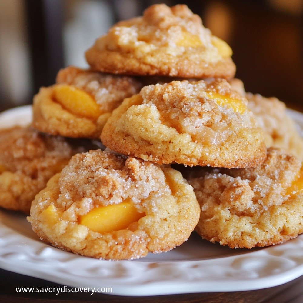 Peach Cobbler Cookies
