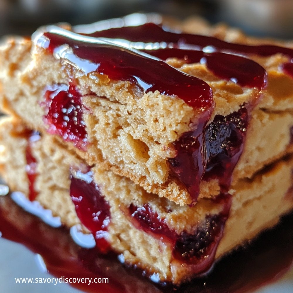 Peanut Butter Jelly Biscuit Bake