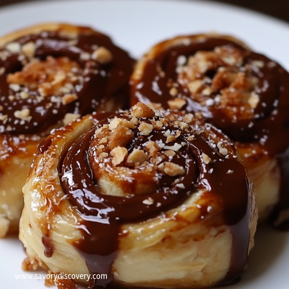 Peanut Butter Nutella Rolls